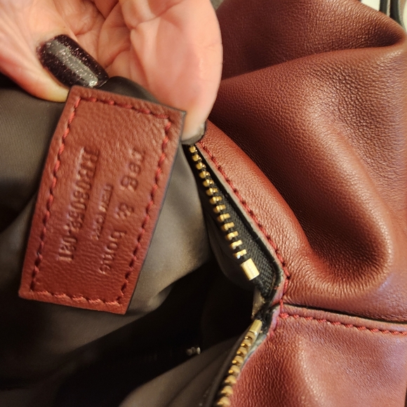 Rag & Bone Stylish Brown Leather One Strap Backpack Bag - Picture 5 of 16